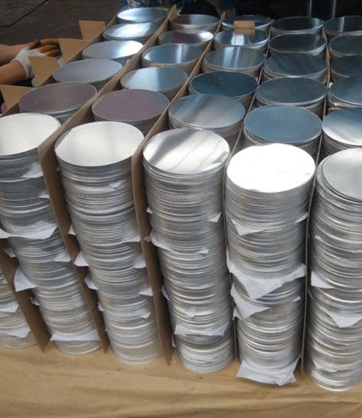 Anodized Aluminum Sheet Manufacturers 1050/1060/1100/3003/5083/6061 Aluminum Cutting Disc Round Plate