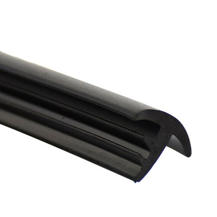 Shaped Black EPDM Rubber Auto Door Car Edge Weather Protective Seal Strip