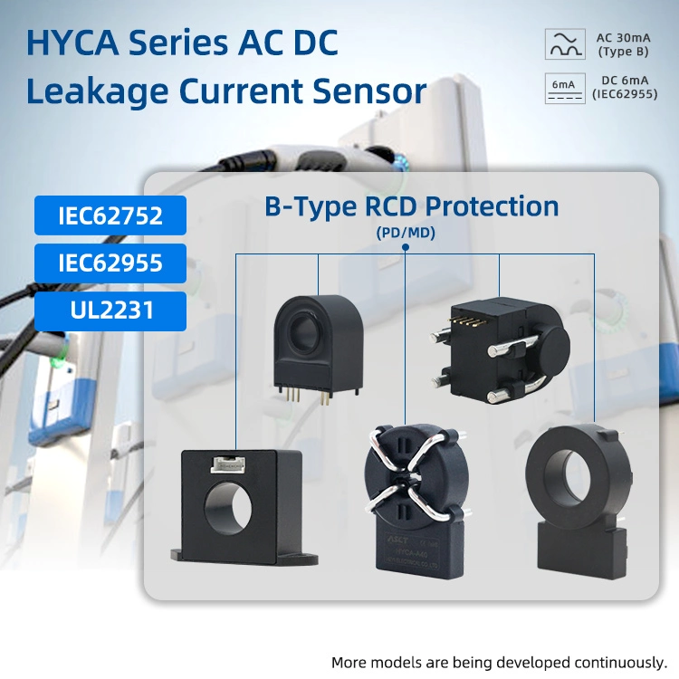 Transformador de detección de corriente tipo Heyi Hyca B en pared electrónica Cargador de caja EV IEC62955