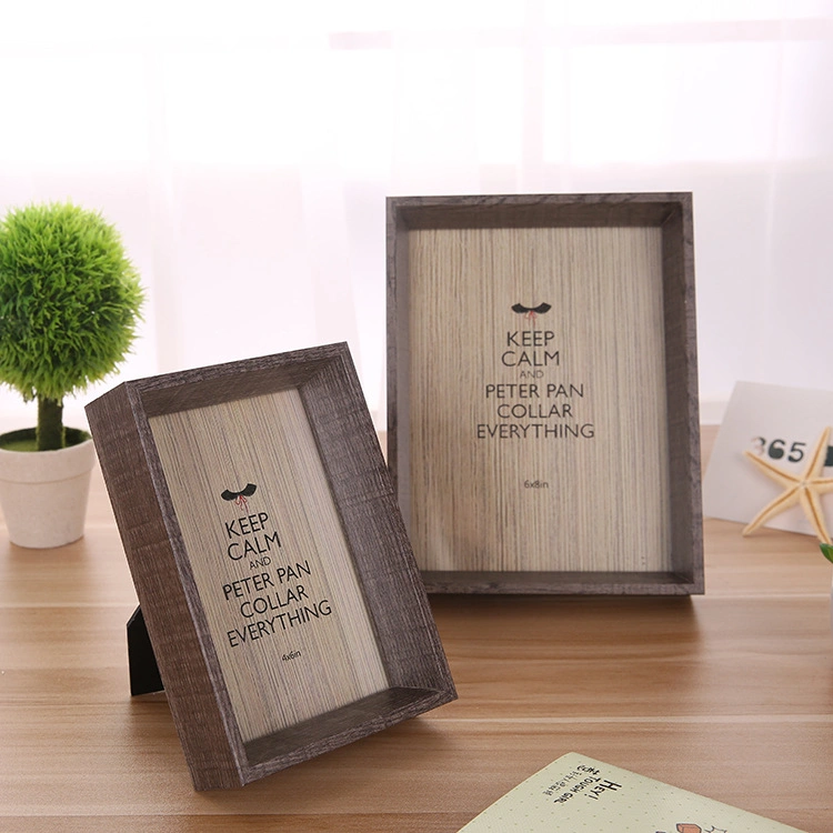 Natural 7-Inch Picture Frame Photo Wall Wood Frame Home Craft