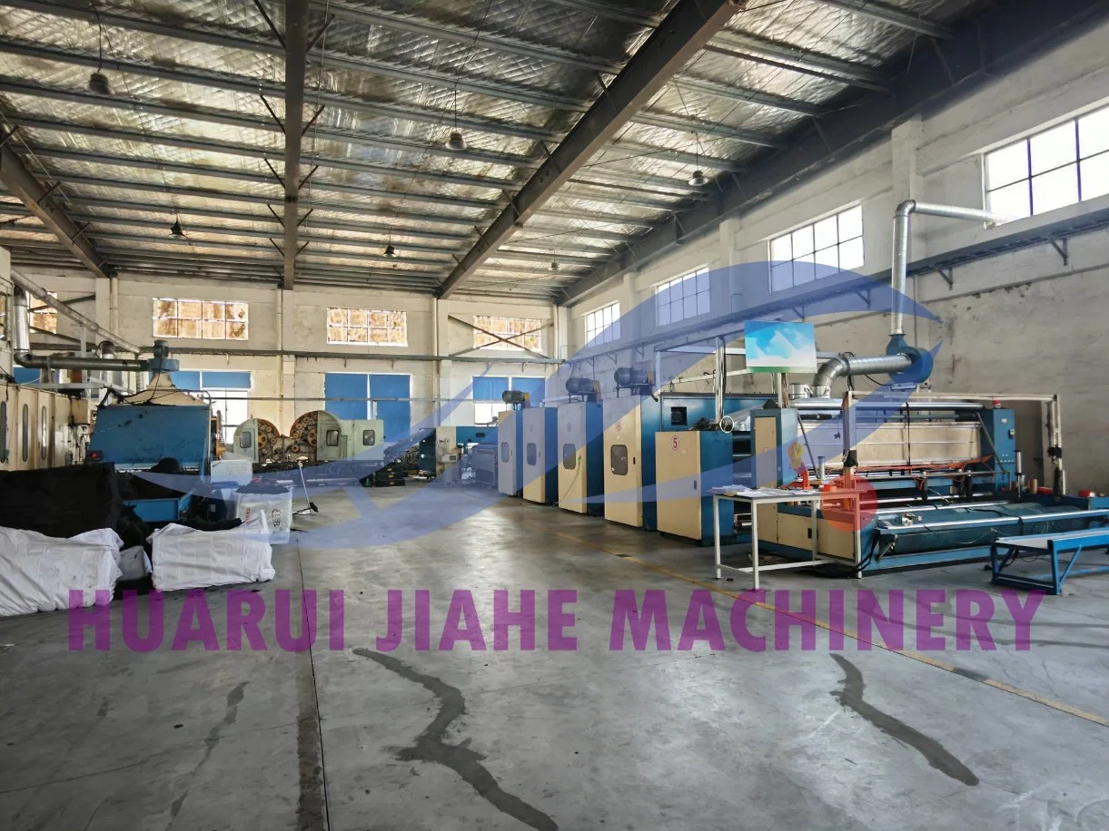 Non-Woven Equipment for The Production of Felt Geo-Textiles, , Needle Punched Universal Car Mat Machine Non-Slip Car Mat Automotive Carpet Process Line