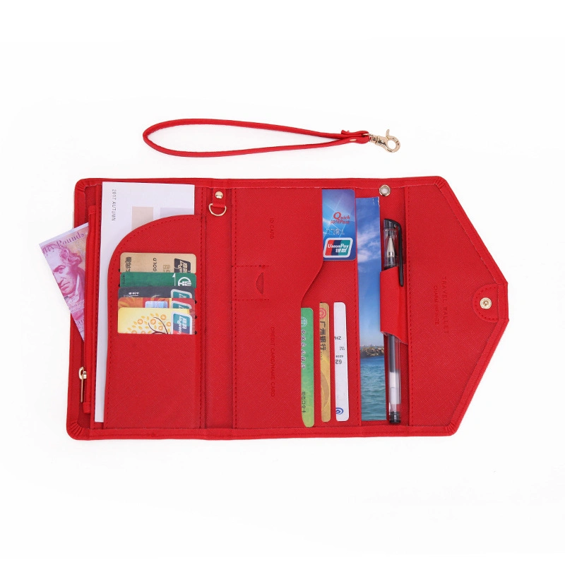 New High-Capacity RFID Passport Bag Male Envelope Wallet Passport Holder Female Card Holder Card Holder Ticket Holder