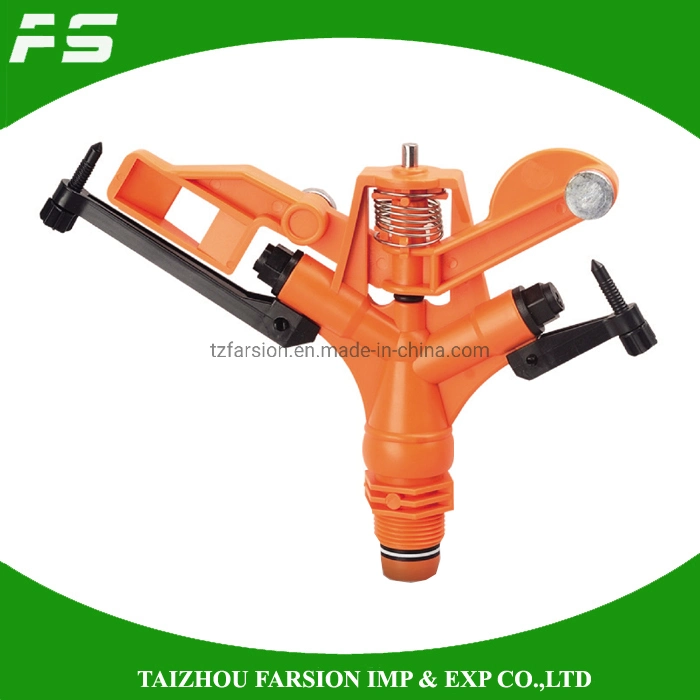 G3/4" 1" Male Thread Double Spray Nozzles 360 Degrees Rotary Jet Agricultural Garden Irrigation Vortex Sprinkler