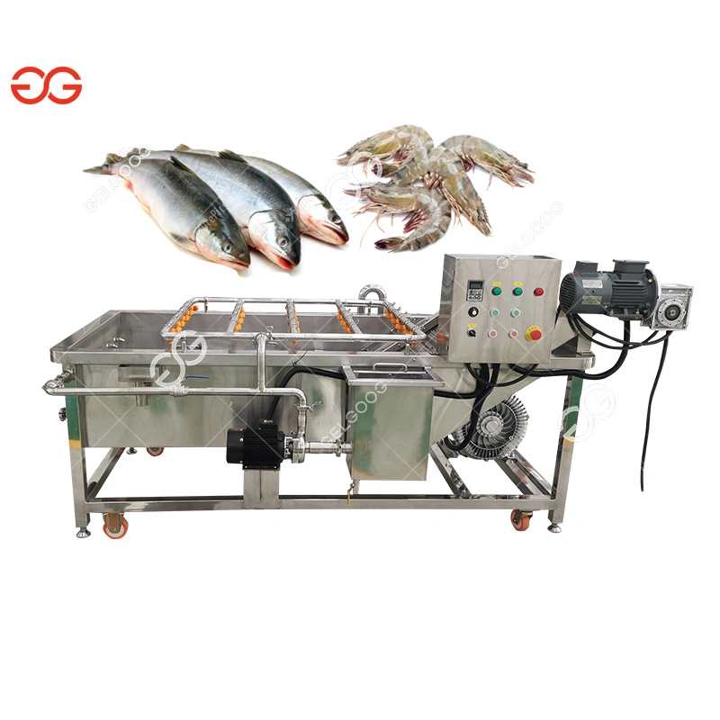 Equipamento de lavagem industrial camarão peixe marisco lagostim Máquina de limpeza