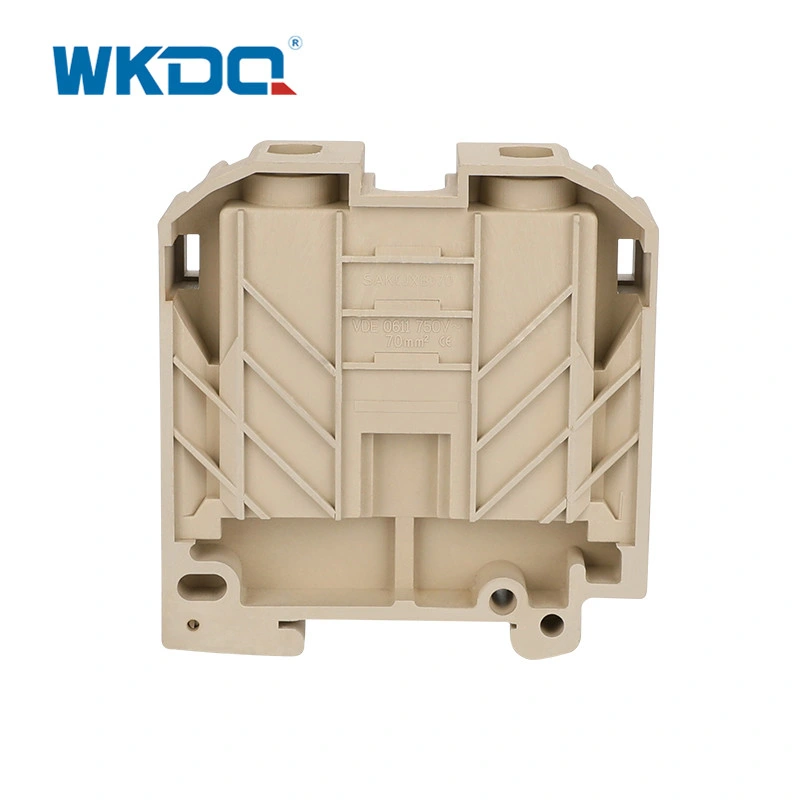 High Voltage Sak Screw Terminal Block on DIN Rail