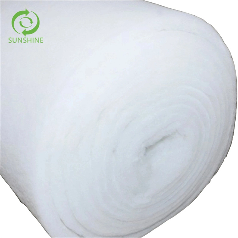 100% Polyester Fiber High Loft Wadding for Quit