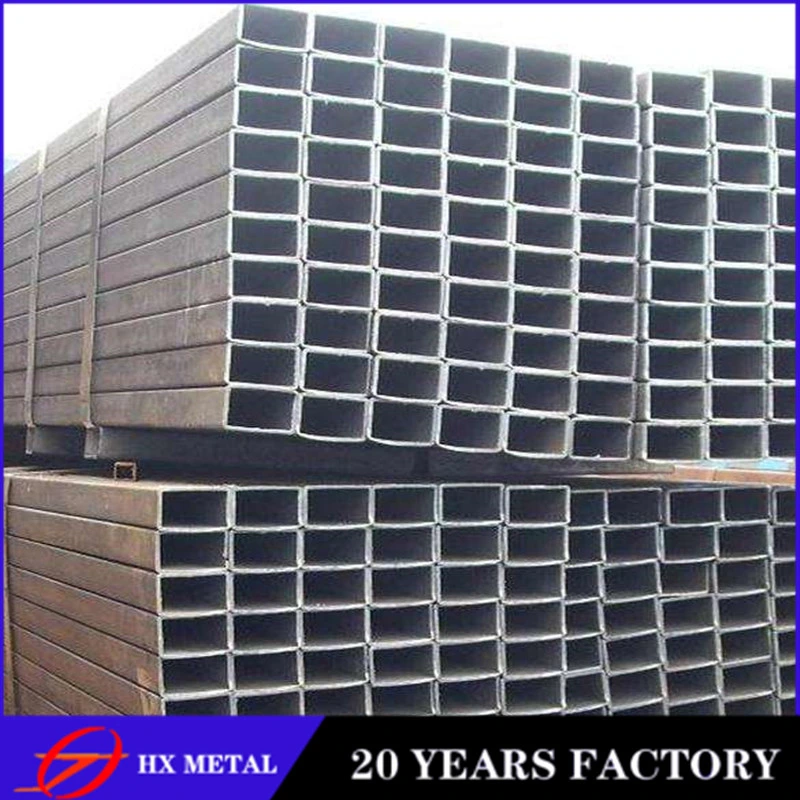 Q235 En10219 Black Square/Rectangular Steel Pipe Weld