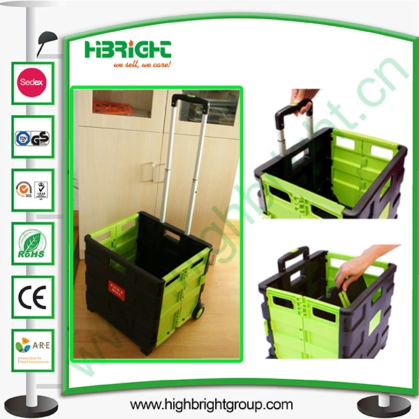 Pacn N Roll Plastic Folding Trolley Plastic Foldable Box