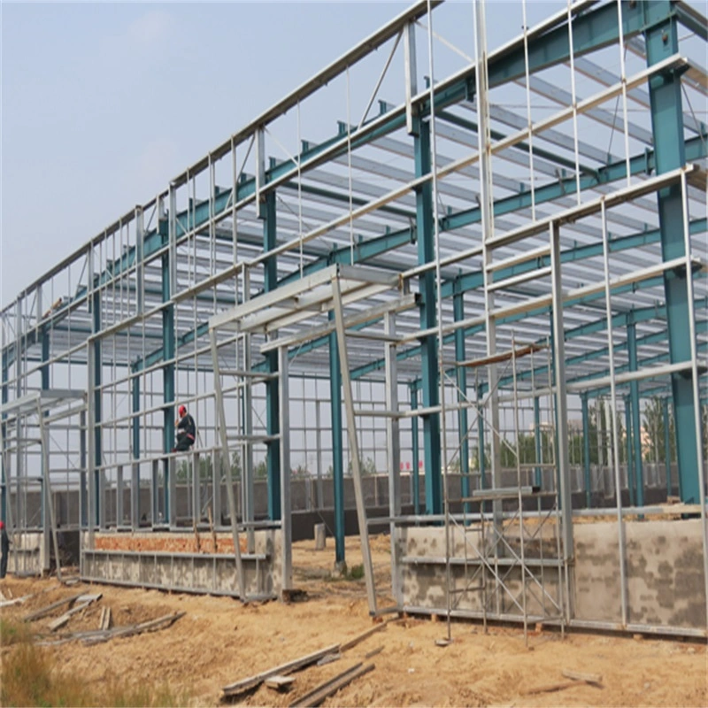 2023 Prefab/Prefabricated Industrial Factory Project Storage/Hangar Metal Frame Construction Structure Warehouse Steel Building for Export Installation