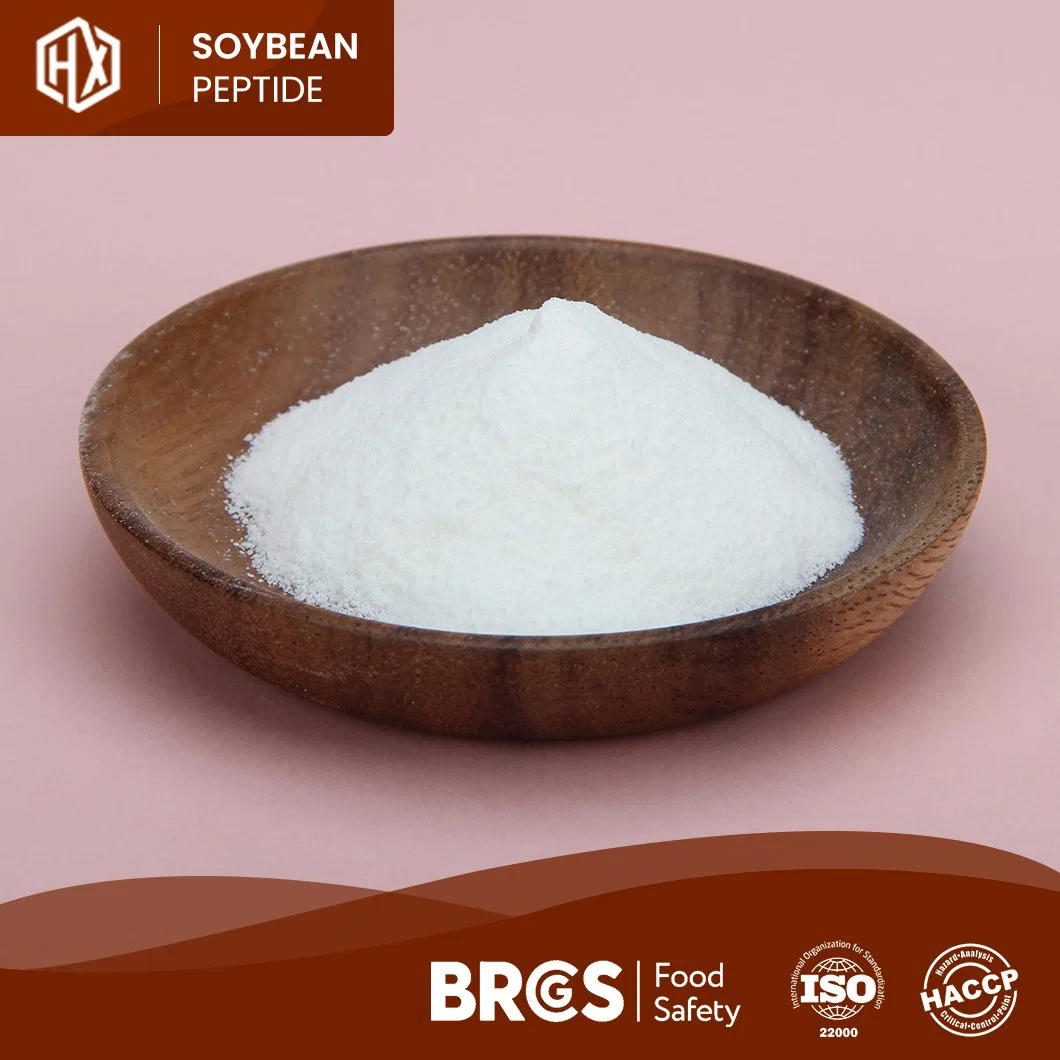 Haoxiang OEM Custom Water Soluble Hydrolyzed High Purity Water Soluble Small Molecule Soy Protein Peptide Soybean Peptides Powder with Low Molecular Weight