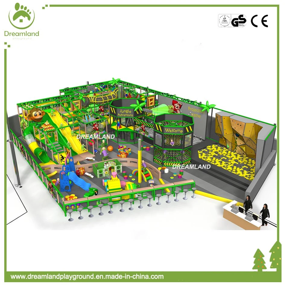 Entertainment Park Free Design Soft Play Equipment Children Big Indoor Playground