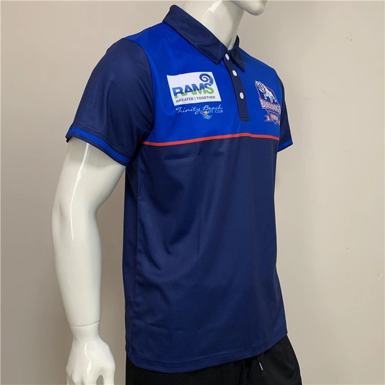 Quick Dry Sublimation Polo Shirts Sports Clubs Polos Shirt