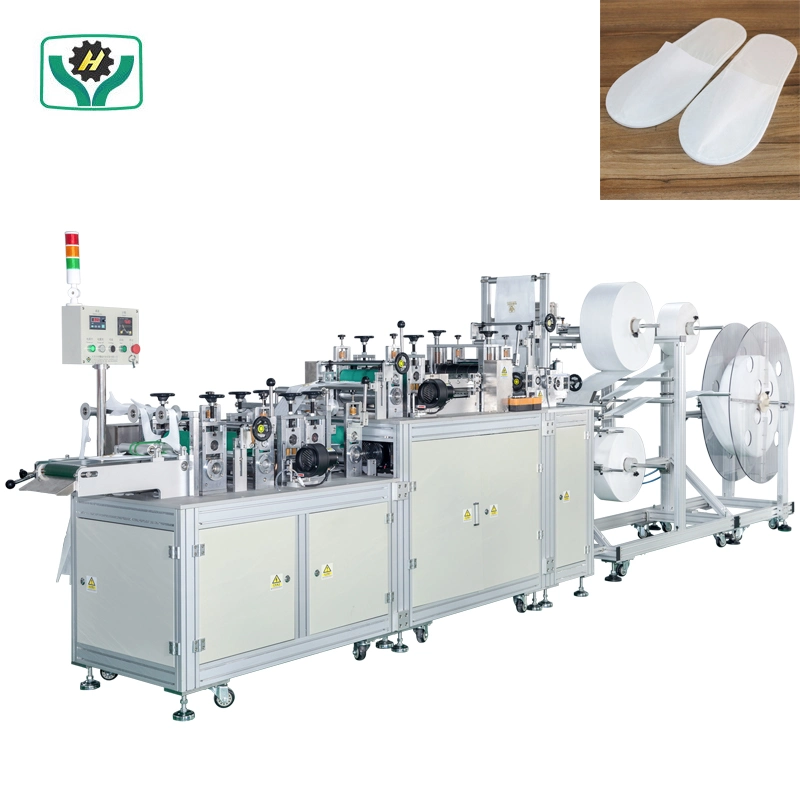 Automatic Portable Travel SPA Nonwoven Disposable Slippers Making Machine