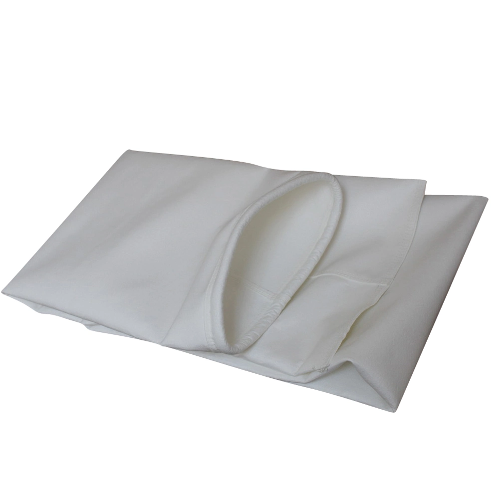 Non-Woven 500~550gramos de fibra de aramida acrílicas sintéticas de poliéster de PTFE PPS P84 en fibra de vidrio Filtro de Mangas para el colector de polvo