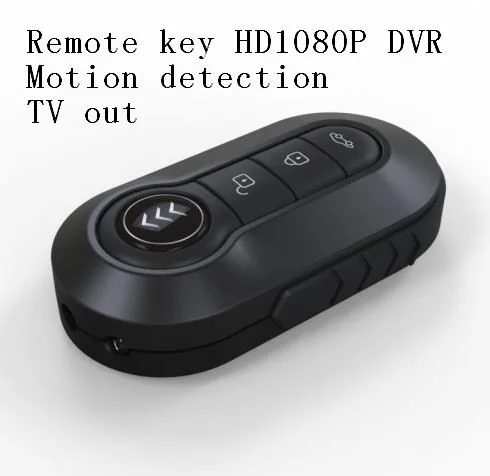 1080P Full HD Car Key Camera Support Motion Detection TV out Nighter Version Mini DVR Video Recorder (AVP009JB)