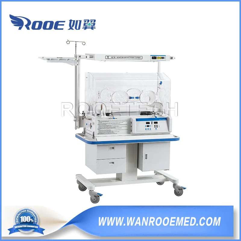 High Grade Air and Baby Mode Infant Neonatal Newborn Incubator with Cabinet