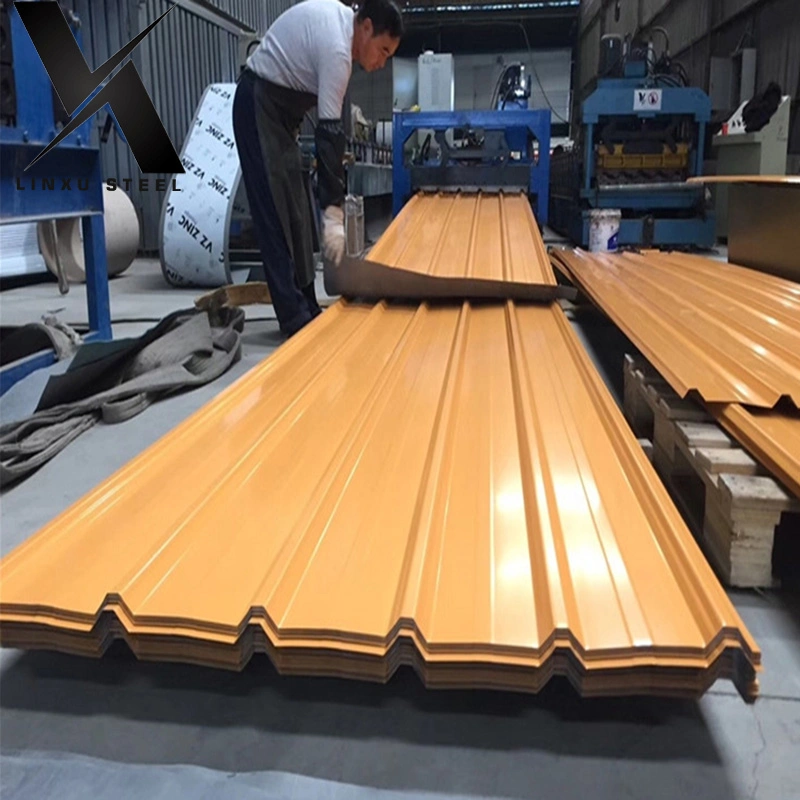 Factory Price Color Coated Galvanized Corrugated Steel for House Roof Sheet Iron Sheet