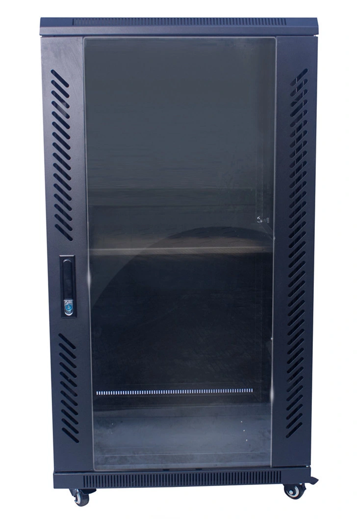 19'' 18u Equipment Rack (600mm X 600mm) Rear Door (Single open mesh with round lock) Cabinet