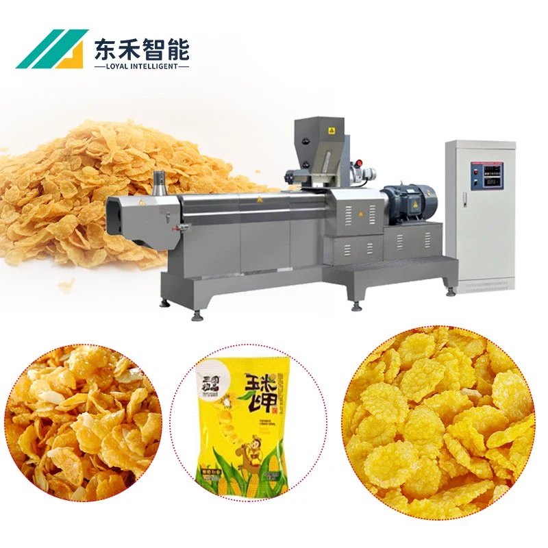 China Factory Cereal Extrusion Cornflakes Machinery Plant Caramel Coco Pops Line