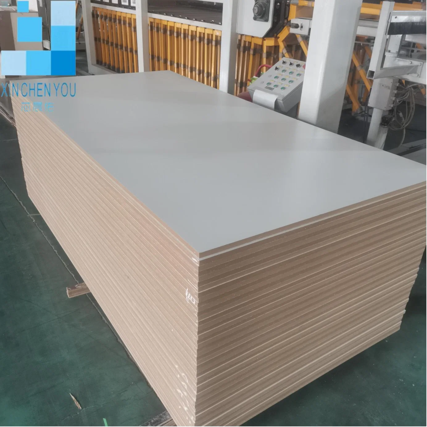 4X8' 17mm Melamine MDF Board Double Sides White Color