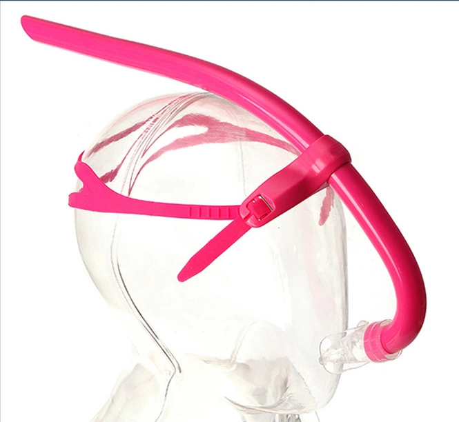 Waterproof Pink Blue Folding Diving Mask Snorkel for Water Sports