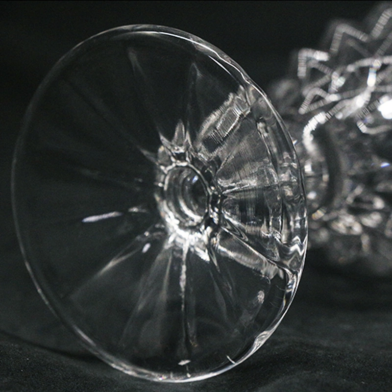 Verre à eau transparent en cristal gravé de style européen, gobelet vintage pour vin.