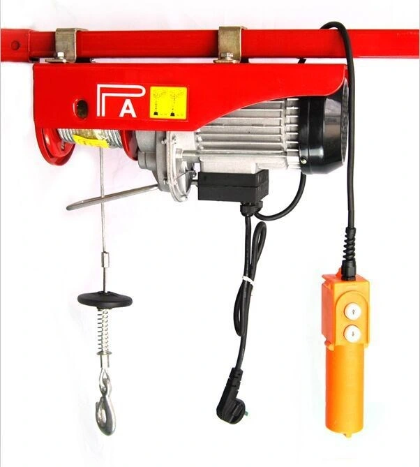 1 Ton Electric Wire Rope Hoist with 2200 Lbs Electric Trolley