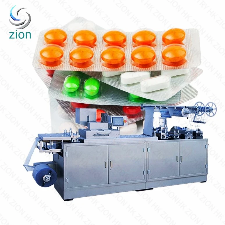 Dpp-140 Pharmaceutical Medical Candy Tablet Blister Packaging Machine Pill Blister Back Rapid Small Capsule Blister Packing Machine for Coating Chewing Gum