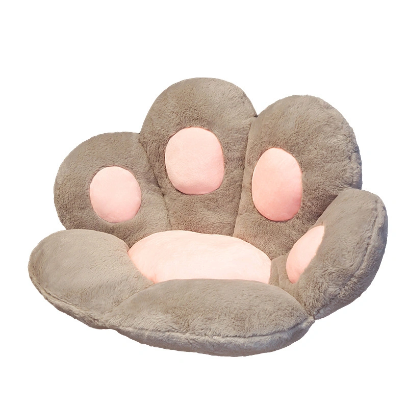 2 Sizes Ins Bear&Cat Paw Pillow Animal Seat Cushion Stuffed Plush Sofa Indoor Floor Home Chair Decor Winter Children Girls Gift