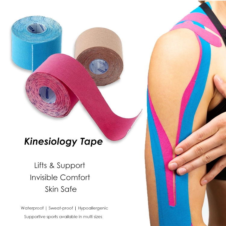 Original Cotton Elastic Kinesiology Therapeutic Athletic Tape Kinesiology Tape Manufacturer