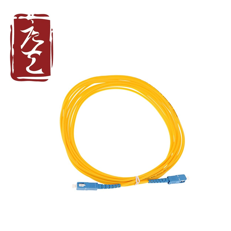 Factory Sc Yellow Fiber Adapter Optic FTTH Data Transmission Sc-Sc