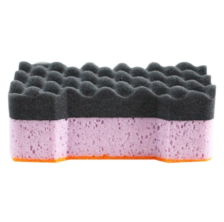 Wear-Resistant and Durable Easy Descaling Composite L-Shaped Car Wash Sponge