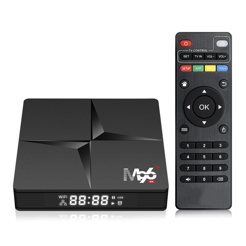 New Android 10 IPTV Box M96+ 2GB/4GB RAM 16g/32g/64G ROM Hot for USA Ca Arabe French Germany Spain Italian 2.4/5g WiFi Smart TV Box Player M96 Plus