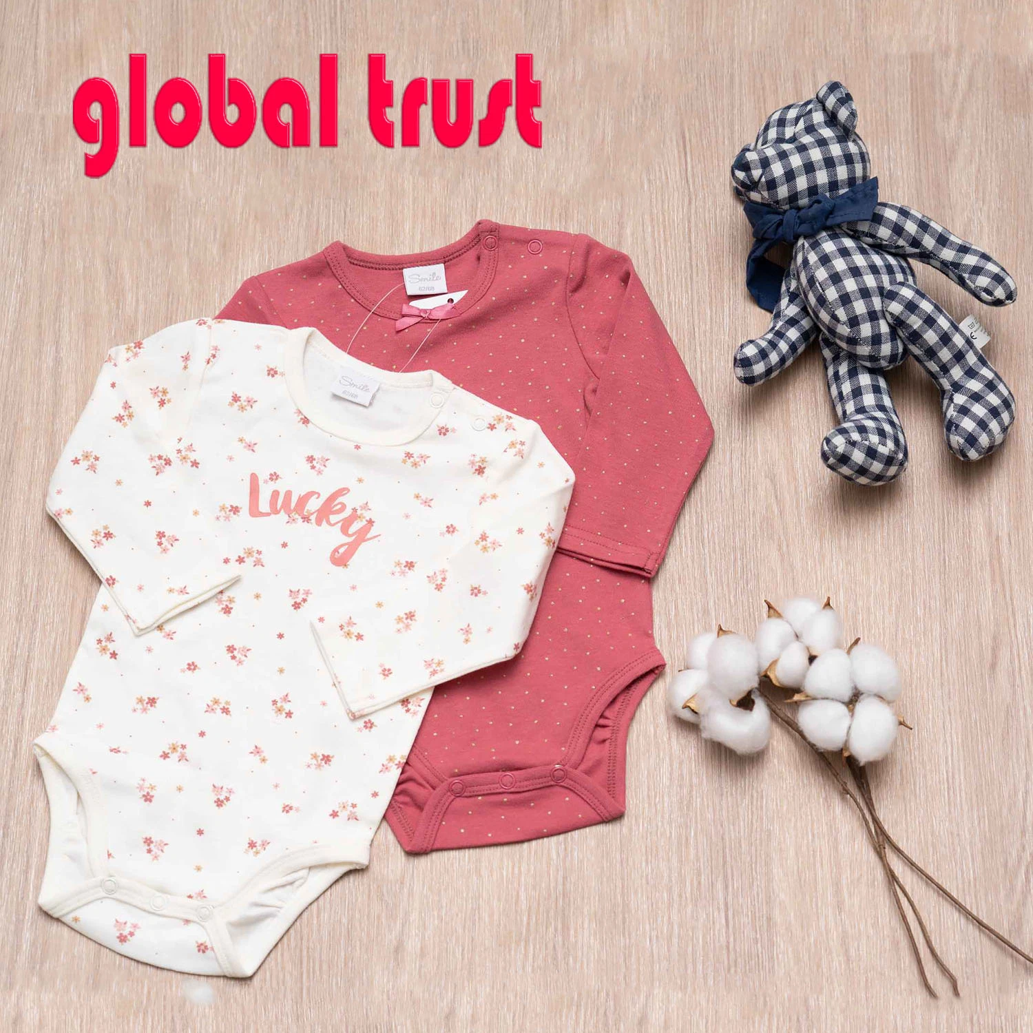 OEM Custom Printing vêtements pour bébés nouveau-nés Vente en gros 100% coton filles Vêtements de bébé Jumpsuit pour fille