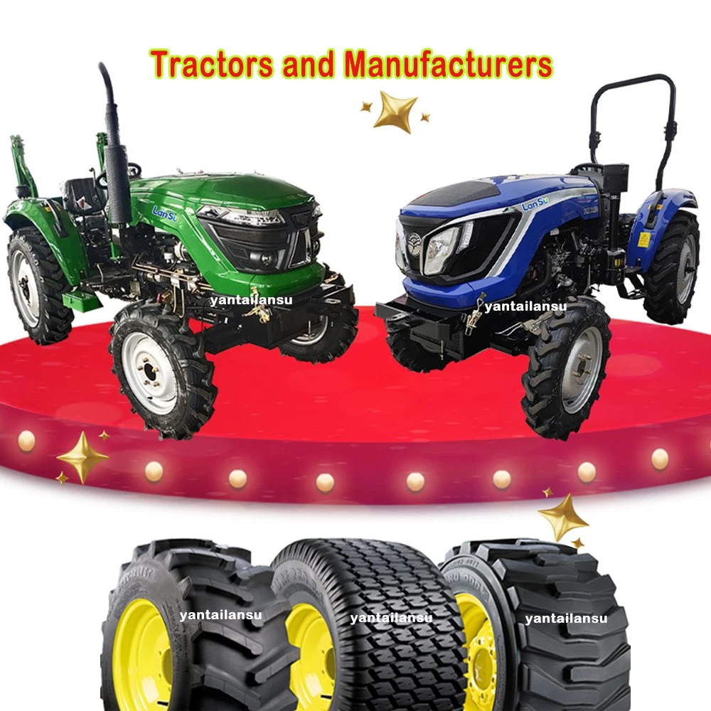 CE Usine Directement Machines Haute Qualité Refroidies à l'Eau Diesel 12HP 15HP 20HP 18HP Tracteur Agricole 4X4 Mini Tracteur Agricole Prix Tracteurs pour l'Agriculture
