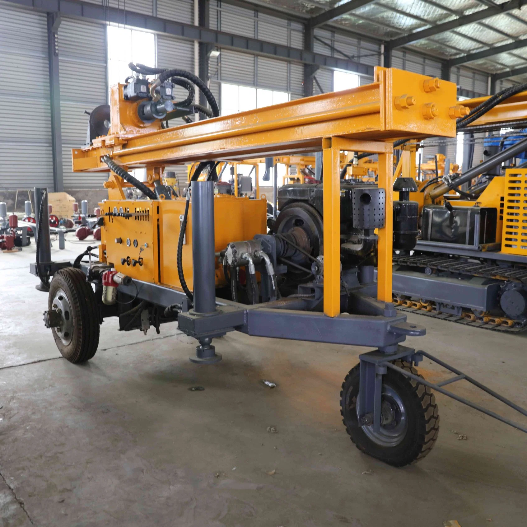 Ykq-150 Top Driving Tractor Mounted Water Well Boring Machine