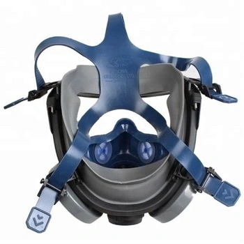 Rubber/Silicone En136 Approved Chemical Respirator Protection Dual Filter Mask