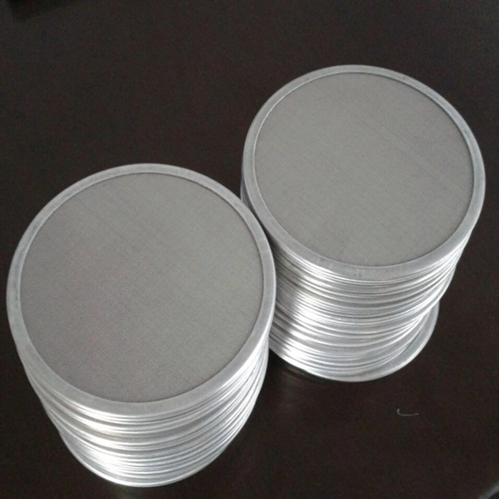 Rimmed 1 2 5 10 15 20 25 Micron Circular Stainless Steel Ultra Fine Wire Stainless Steel Filter Discs