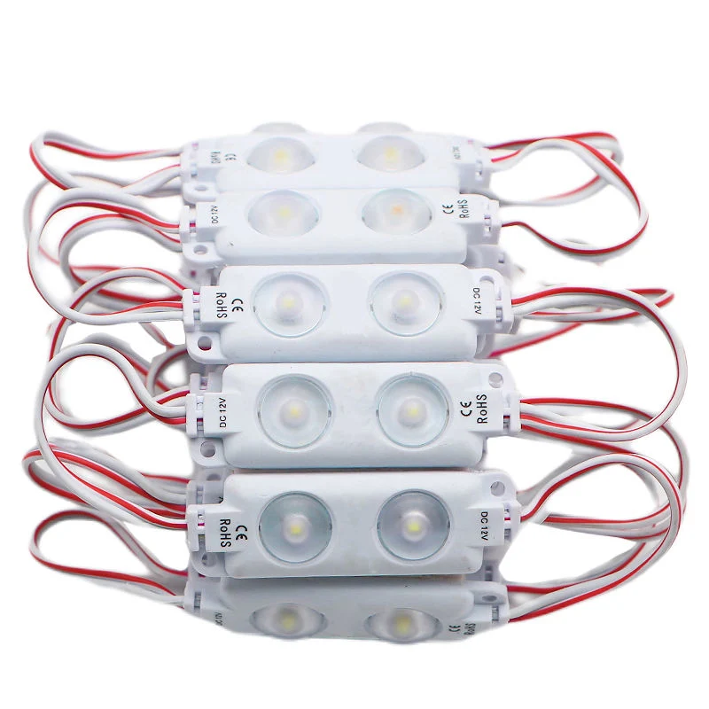 2 Lights Sign Lens SMD 2835 Lighting Backlight LED Module Light