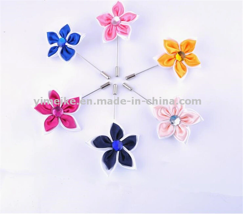 Fashion Unisex Accessories Artificial Fabric Flower Brooch Wedding Corsage Wholesale/Supplier