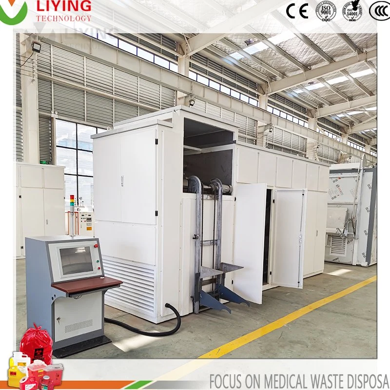 60kg/H Non-Pollution Hospital Medicla Garbage Microwave Disposal Equipment Biomedical Refuse Sterilizer