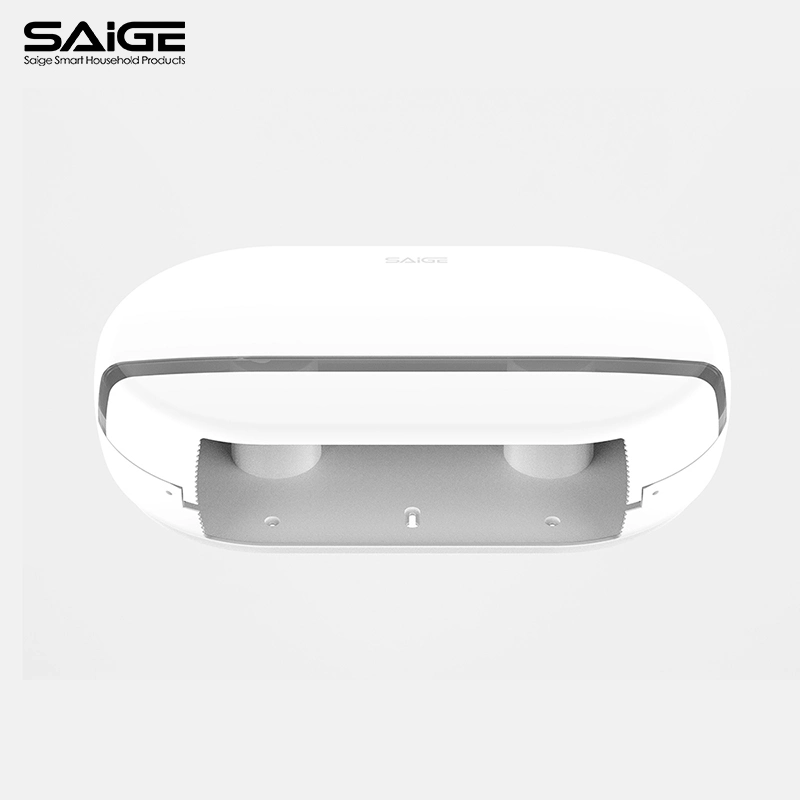 Saige High quality/High cost performance  ABS Plastic Wall Mounted Toilet Double Paper Towel Holder