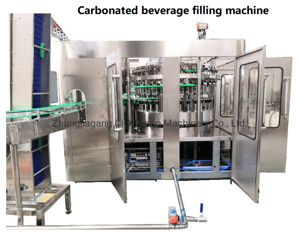 Automatic Glass Bottle Beer Soft Drink Filling and Sealing Machine