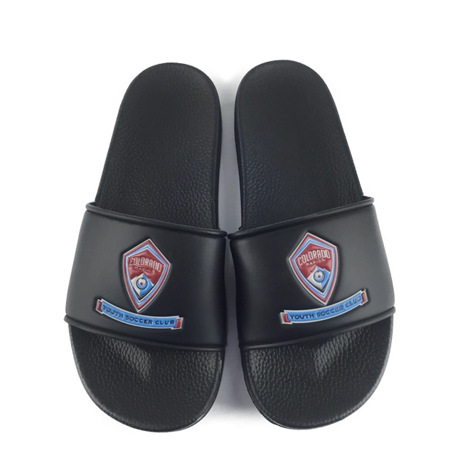 Lightweight Men Custom Slide Sandal Slippers PVC PU EVA Shoes