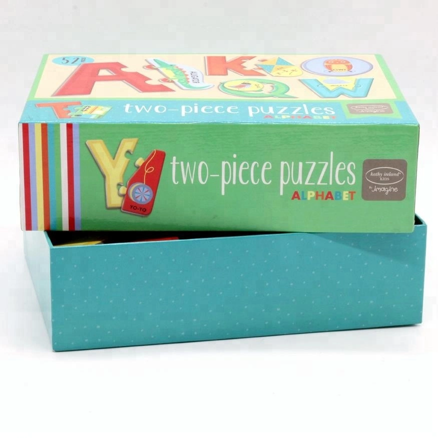 Haut qualité 2-piece puzzle Lettre puzzle d'apprentissage pour les enfants Les enfants