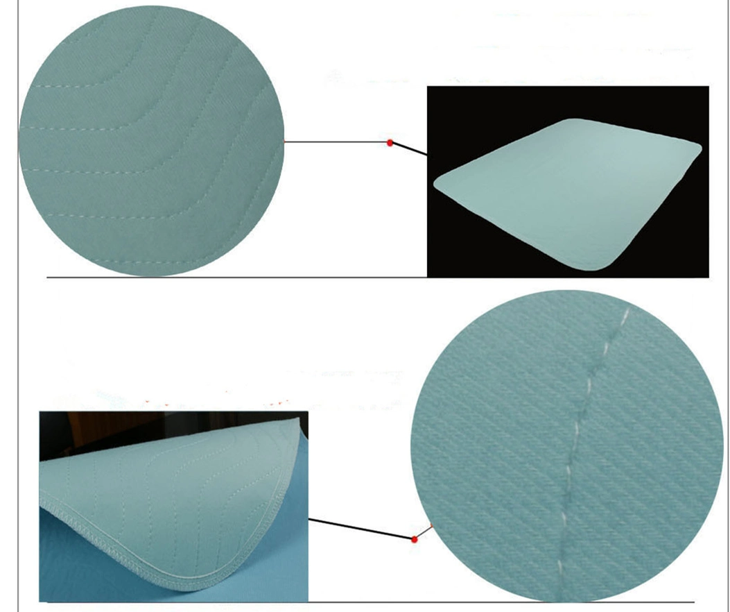 Laminado de PU Underpads lavável para incontinência urinária