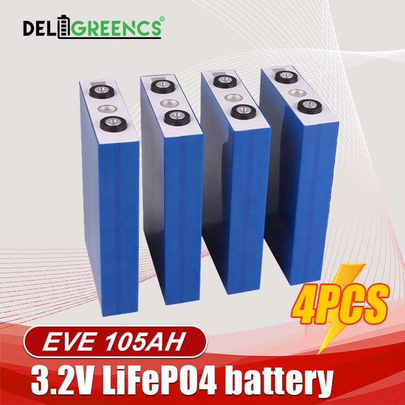 Haute puissance LFP 3,2V 105Ah 90Ah 280Ah 400Ah Cellule de batterie LiFePO4 pour le stockage de l'énergie éolienne UPS LiFePO4 3,2V 90Ah.