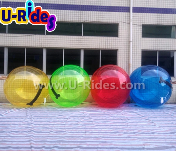 Transparent Colorful zorbs Color string Aqua 1.0mm Thickness PVC Football Water Ball For Aqua Fun