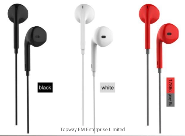 Auriculares con cable estilo americano sobre la oreja con control de volumen y micrófono para teléfono móvil.