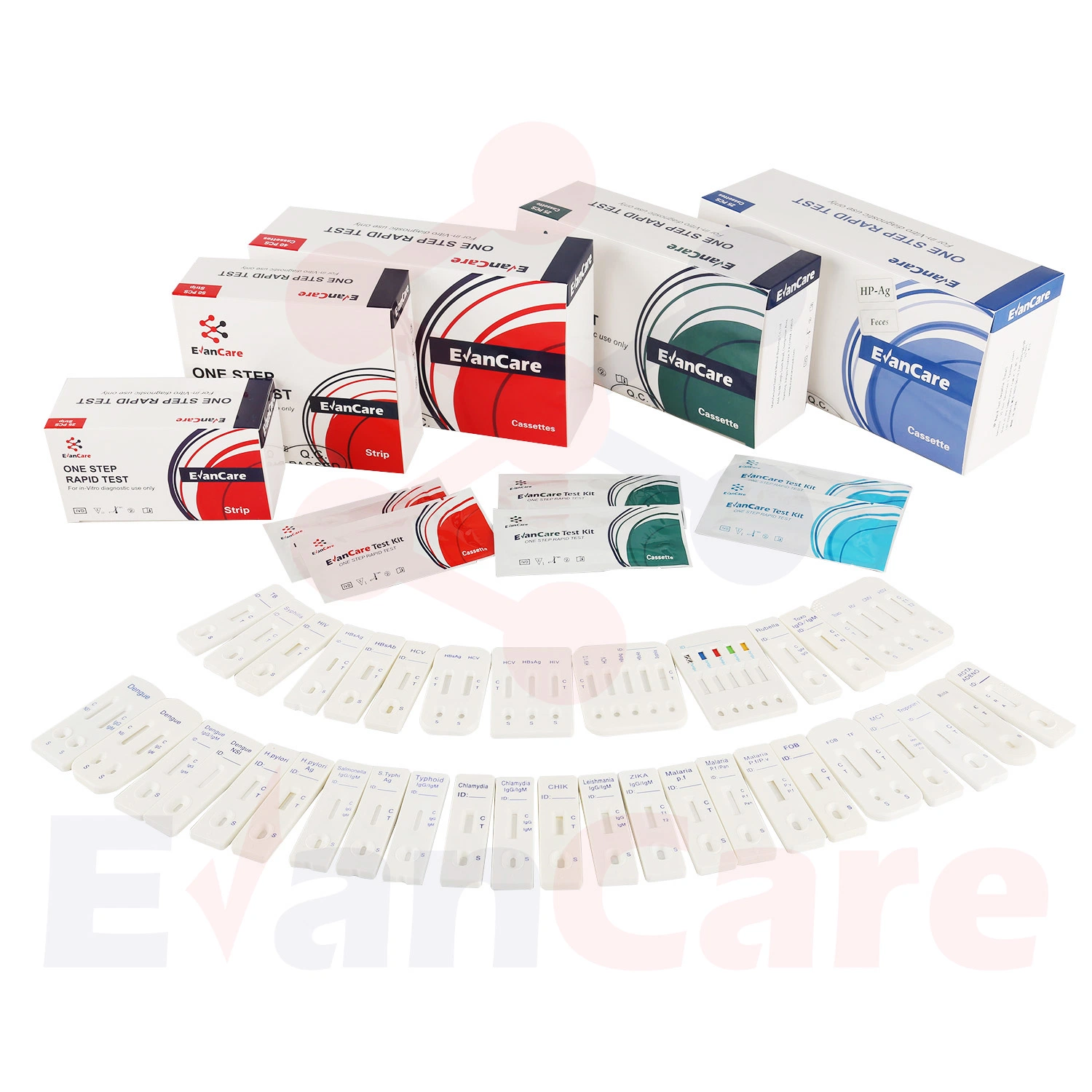 Kits de test de diagnostic médical Evancare Test/ Aghbs Test/avec la CE